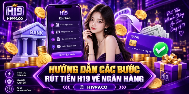 Hướng dẫn các bước rút tiền H19 về ngân hàng