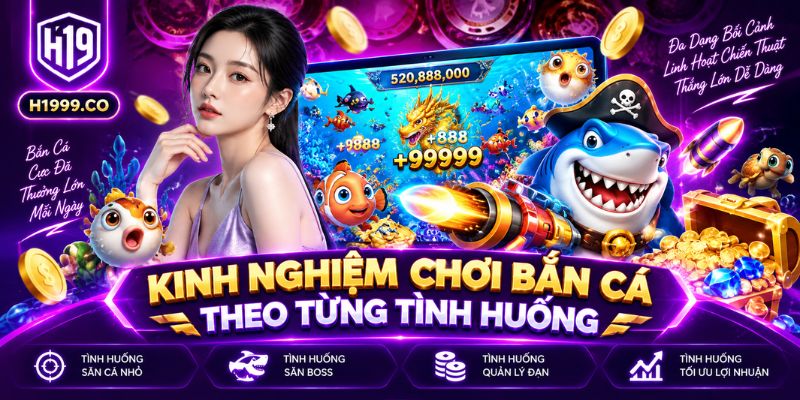 Kinh nghiệm chơi bắn cá theo từng tình huống