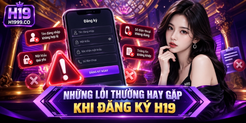 Những lỗi thường hay gặp khi đăng ký H19